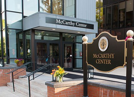 State Street entrance of the McCarthy Center