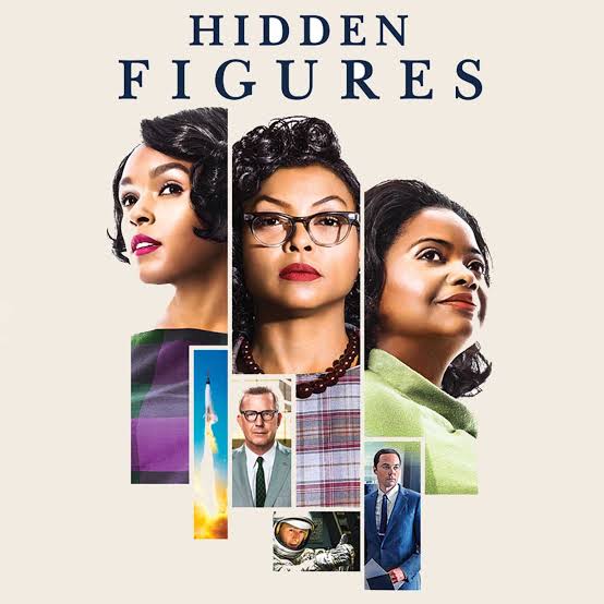 Promotional Poster for Hidden Figures with images of the lead actors 