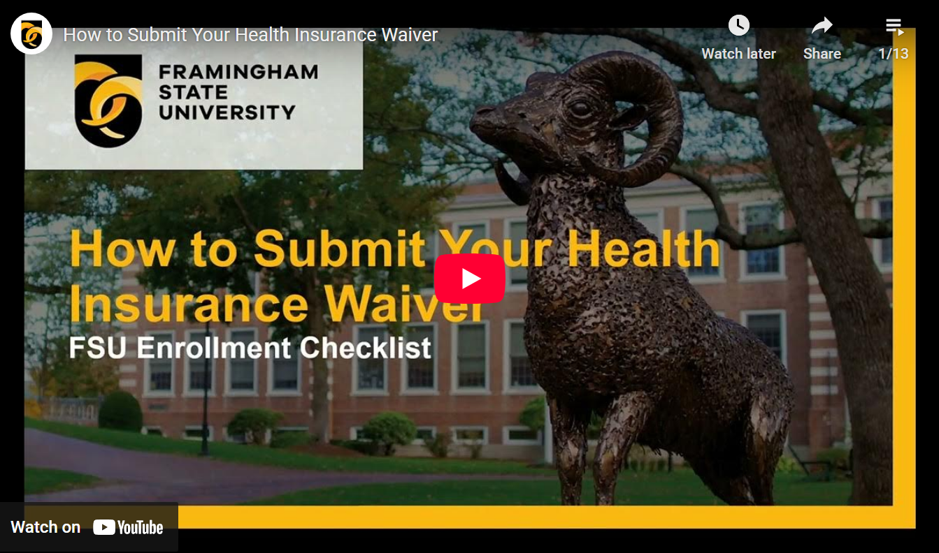FSU enrollment checklist youtube video