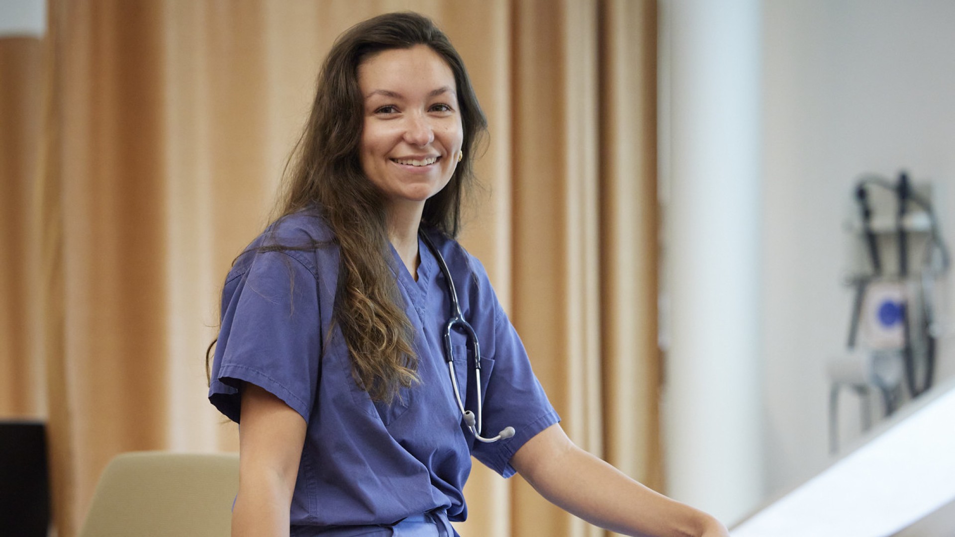 smiling nursing student