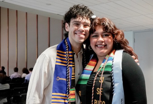 Students at 2024 Intercultural Ceremony