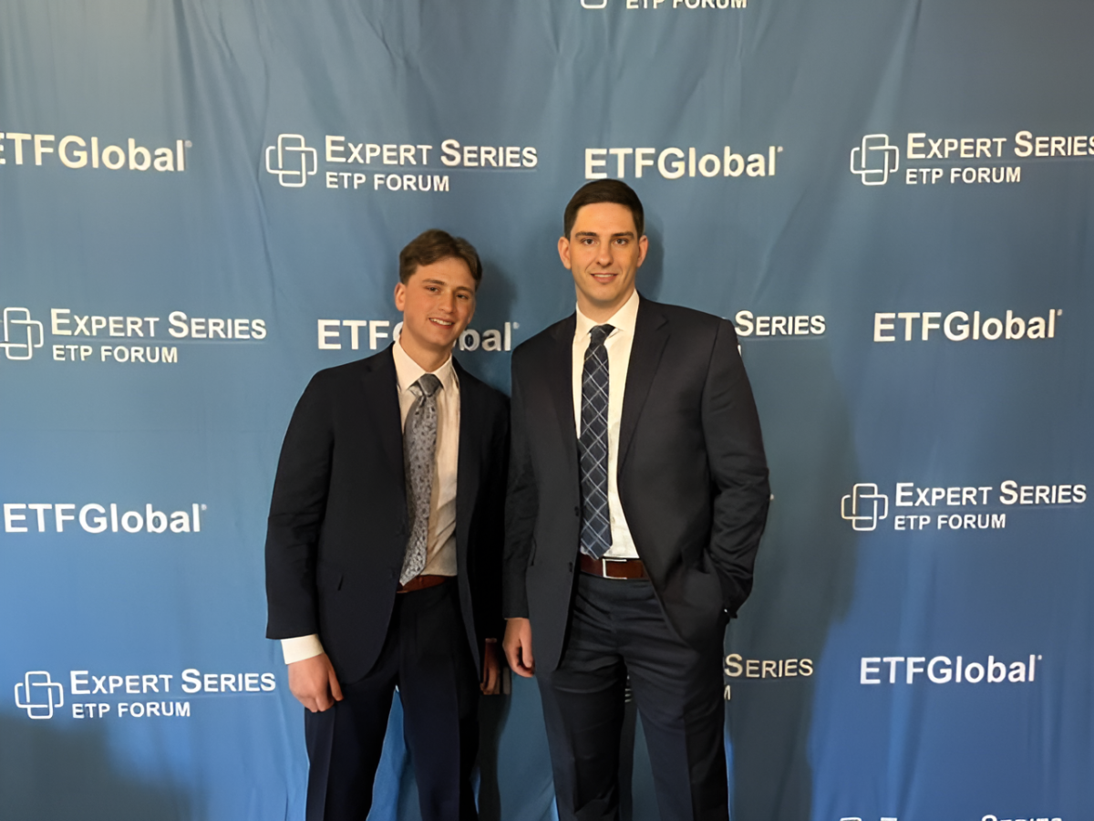 Business Students Dominic Gyles-Carter and Cameron Merrill