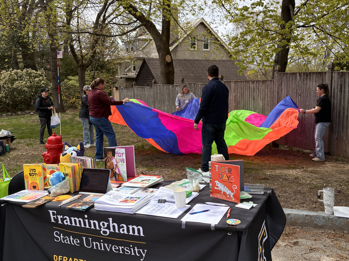 Parachute game at Science at State Street